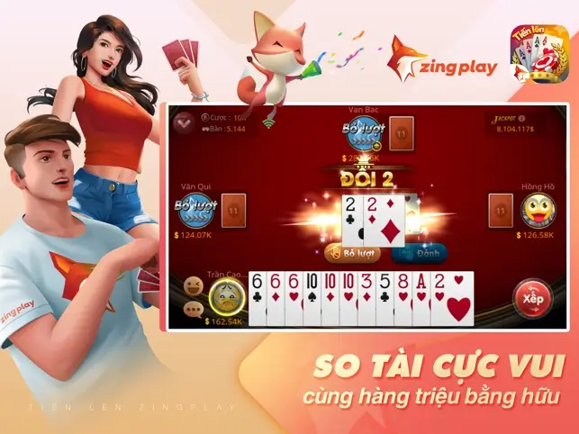 Giới thiệu về danh bài Tiến Lên ZingPlay tại zbet